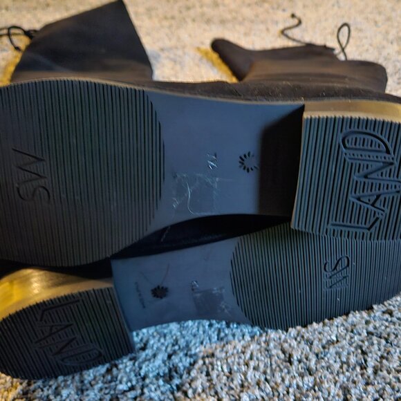 Stuart weitzman black suede lowland 7.5 - Picture 2 of 5